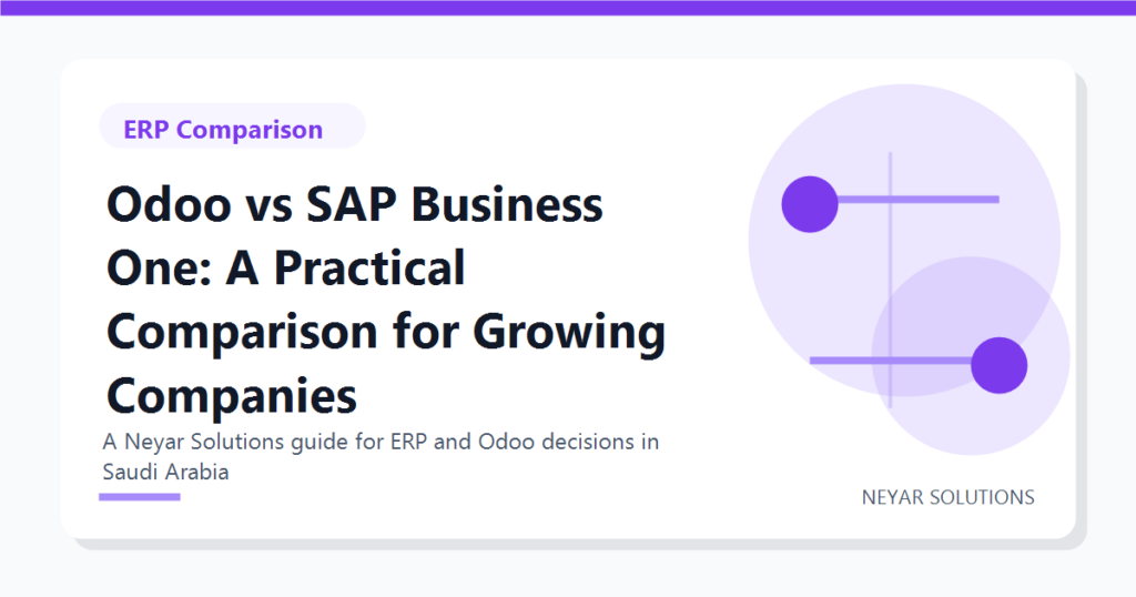 Odoo vs SAP Business One: A Practical Comparison for Growing Companies
