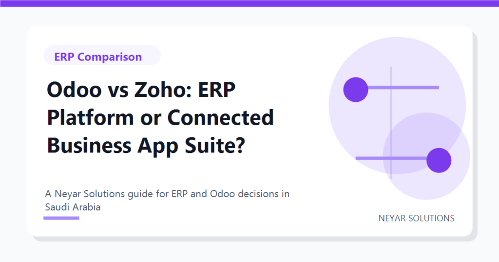 Odoo vs Zoho: ERP Platform or Connected Business App Suite?
